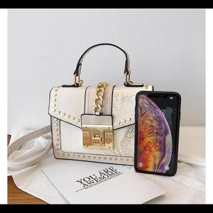 Small shoulder bags luxury Sling bag-White